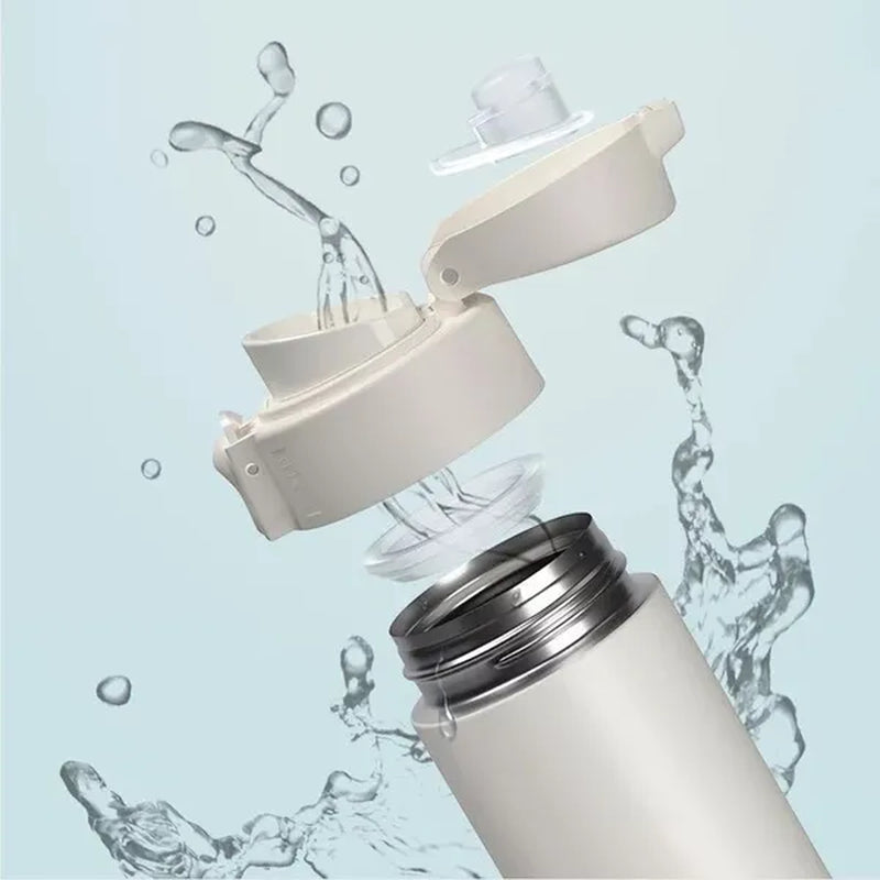 Portable Vacuum Flask Insulated Water Bottle Leak-Proof Double-Walled Coated Flask Travel Coffee Mug car thermo mug