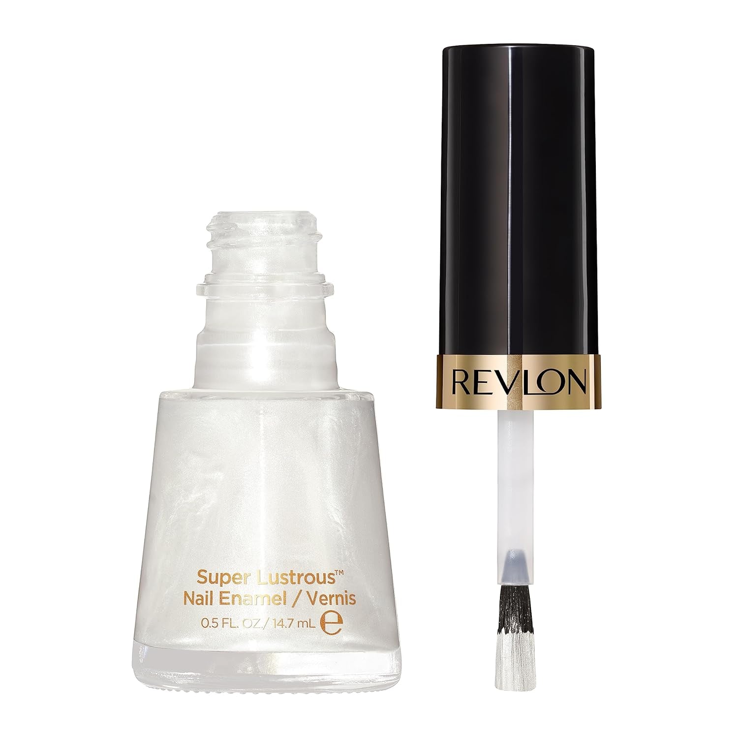 Super Lustrous Nail Polish, Chip-Resistant & Longwear Formula, High Shine Finish, 020 Pure Pearl, 0.5 Fl Oz