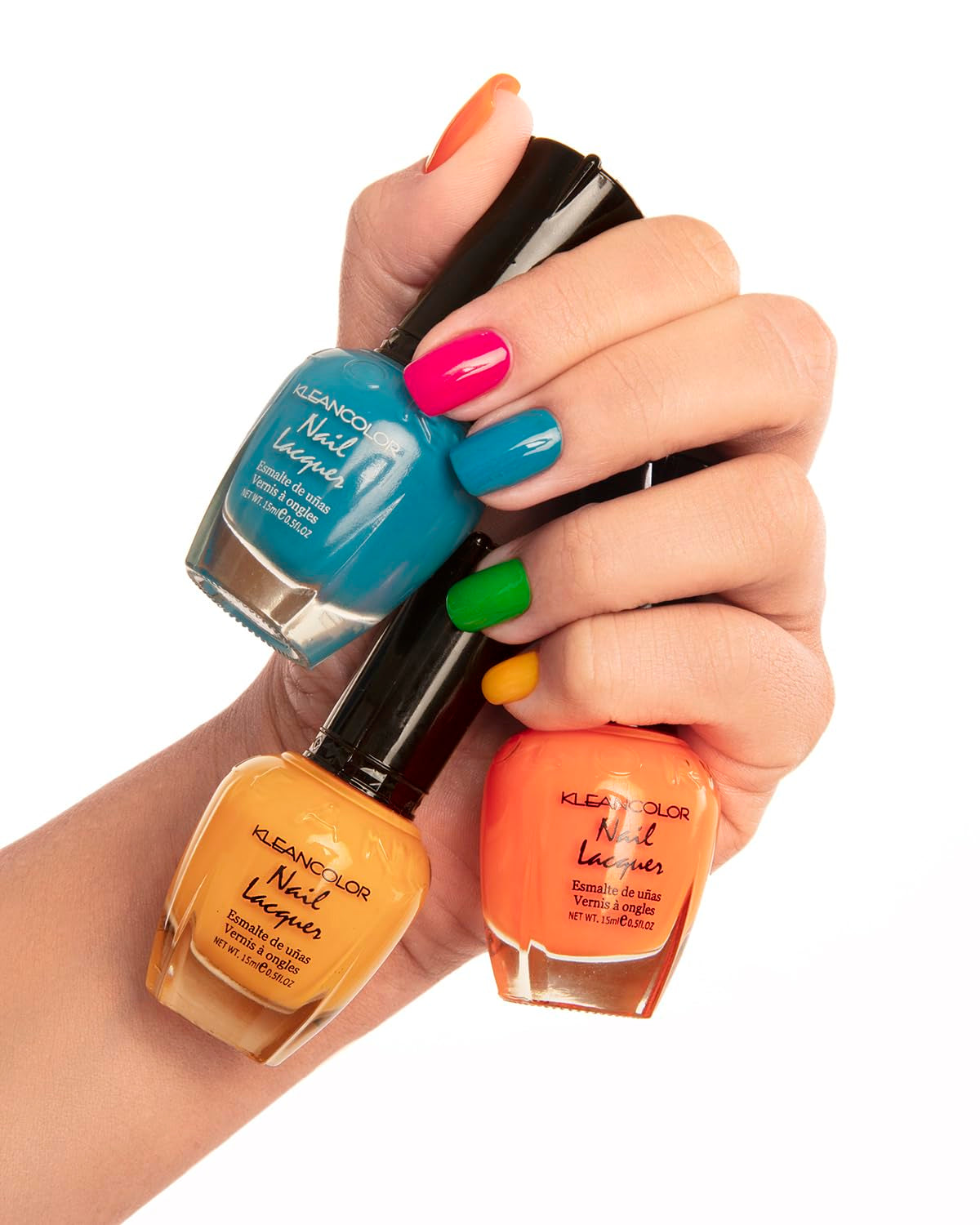 NEON COLORS 12 FULL COLLECTION SET NAIL POLISH LACQUER