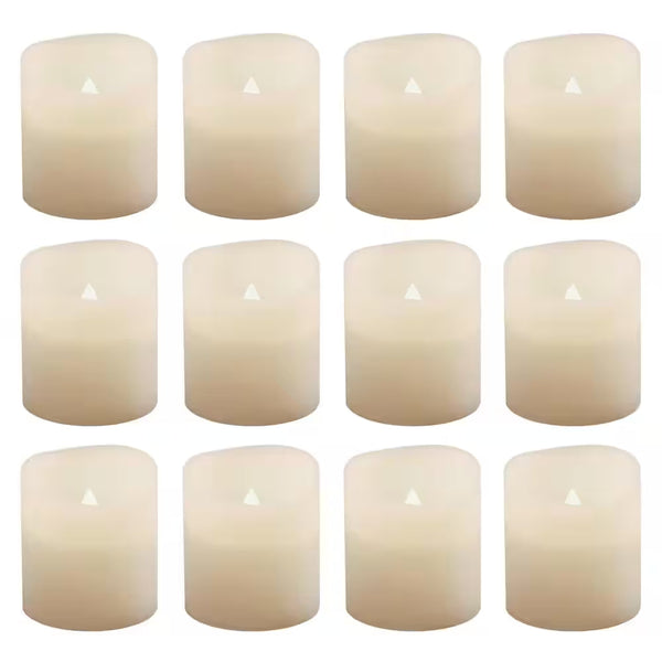 1.5 In. Warm White Votive LED Candle (Set of 12)