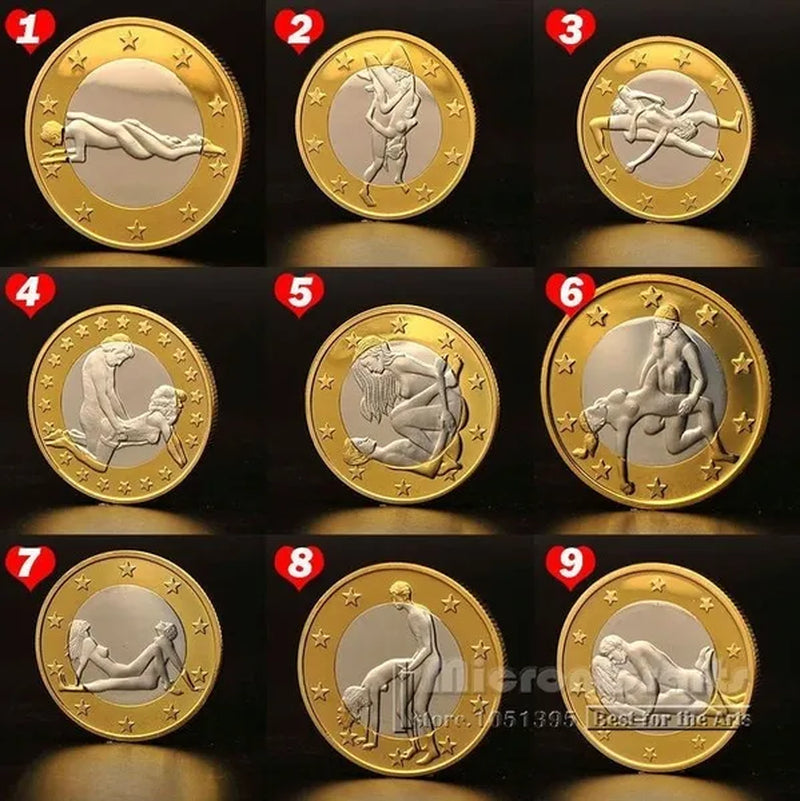 Germany Euros Coins Mix Pure Gold Coins Euro Coins Cool Maclife Couple Commemorative Coin