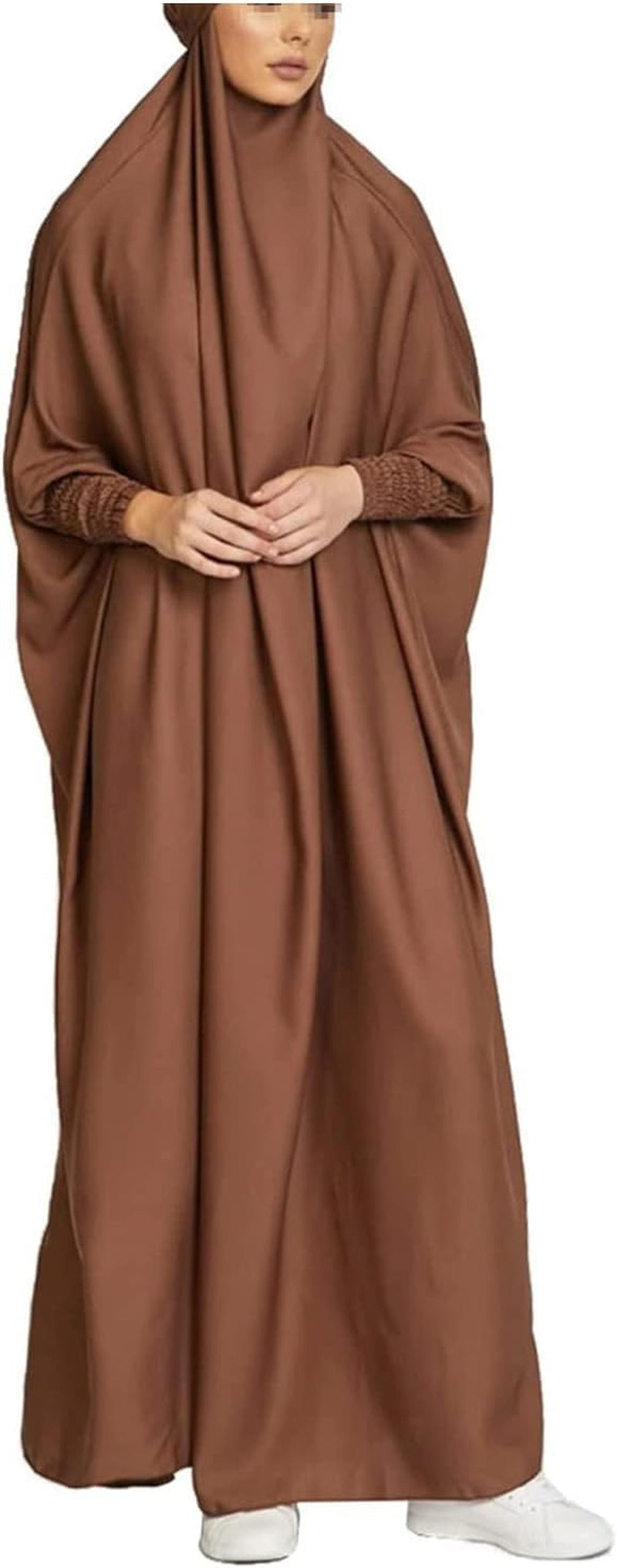 Muslim Dress for Women One Piece Jilbab Prayer Clothes for Women Muslim, Hijab a Baya Dress Khimar Islam Dubai Outfits