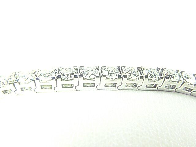 DIAMOND ROUND BR SHAPE 4 PRONG SET TENNIS BRACELET 32 STONE DIAMOND BRACELET