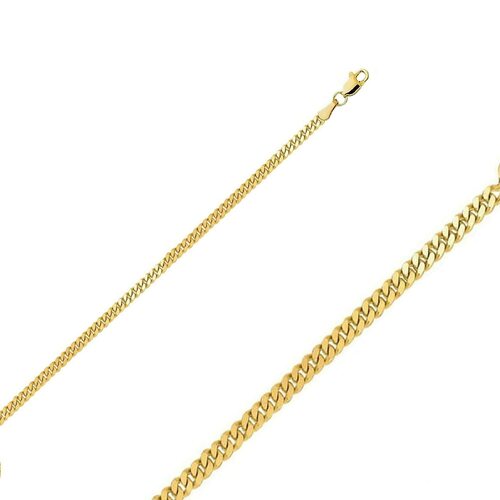 14k Yellow Gold Curb Link Bracelets