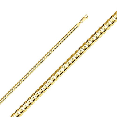 14k Yellow Gold Curb Link Bracelets