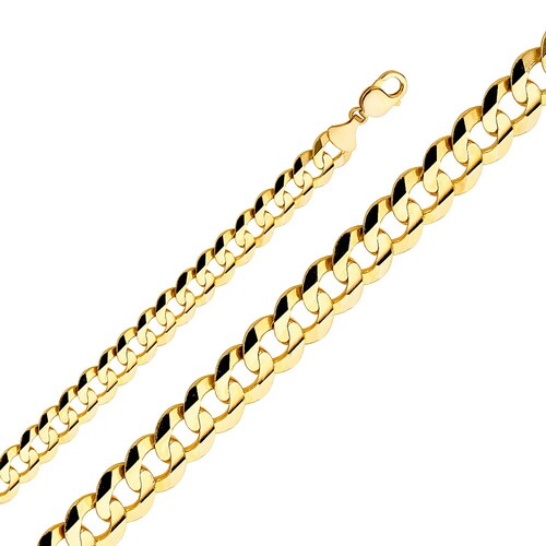14k Yellow Gold Curb Link Bracelets