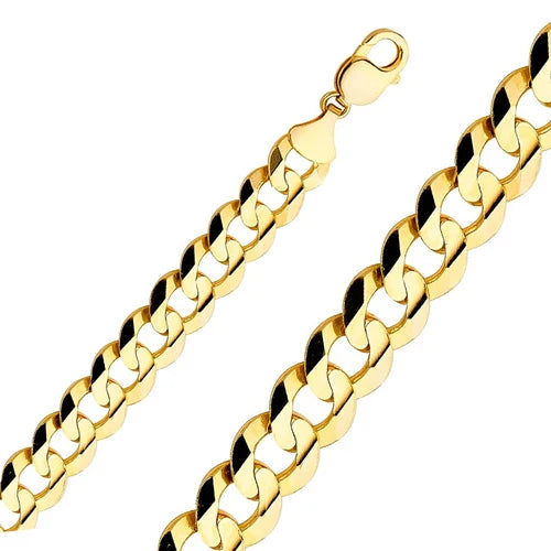 14k Yellow Gold Curb Link Bracelets