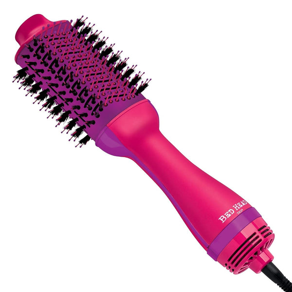 One Step Volumizer and Hair Dryer | Dry, Straighten, Texture, Style in One Step (Pink)