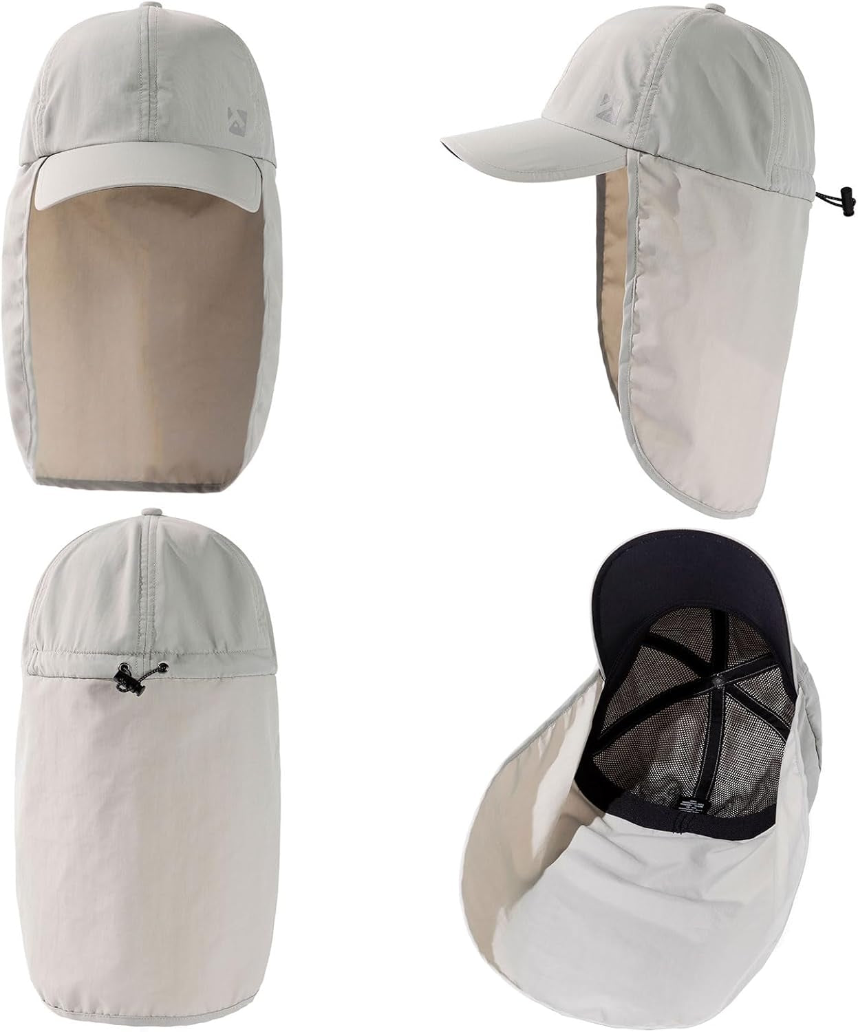 L/XL/XXL UV50+ Waterproof Neck Flap Baseball Sun Cap
