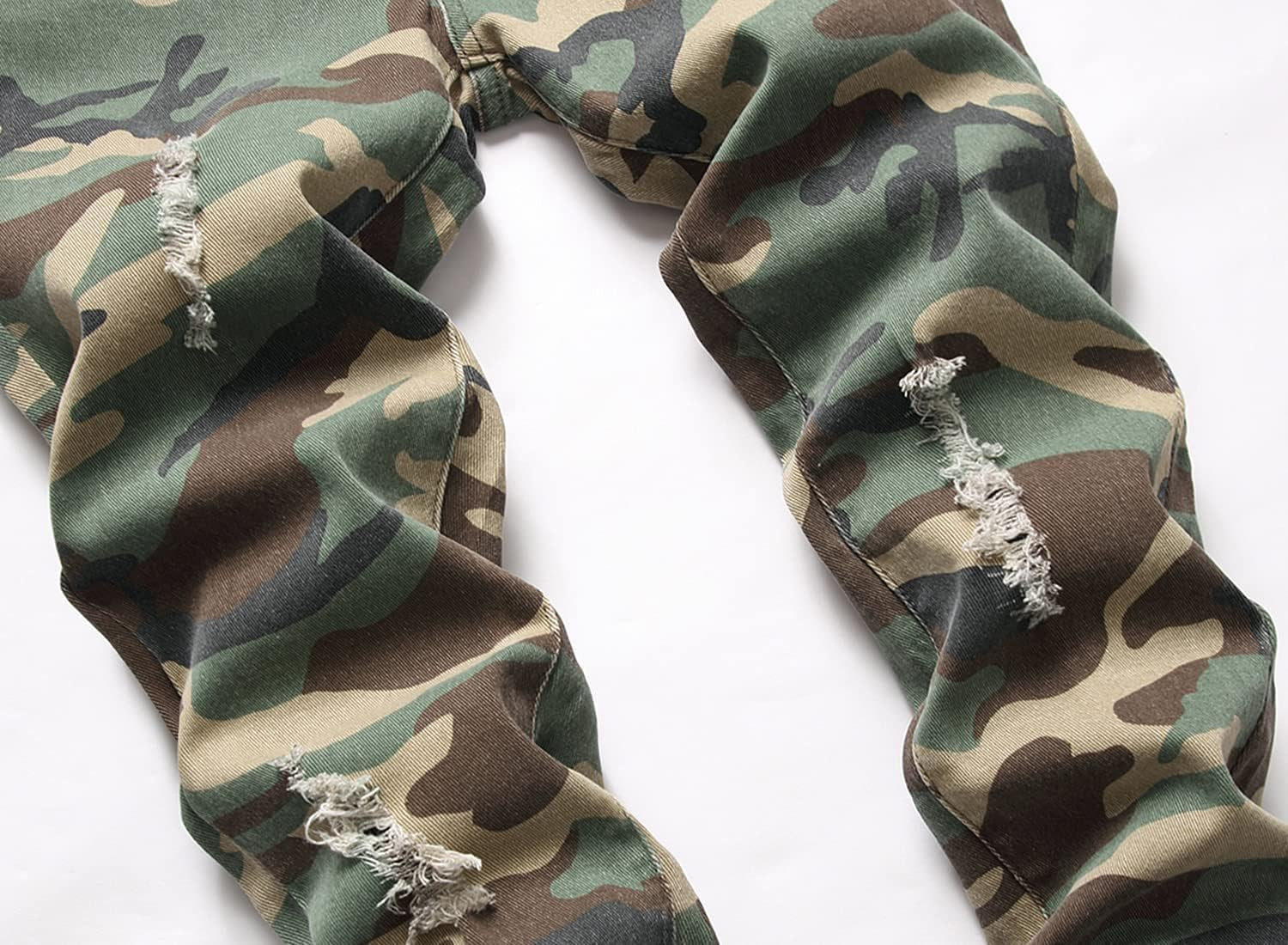 Boy'S Skinny Fit Ripped Destroyed Distressed Stretch Slim Jeans Pants