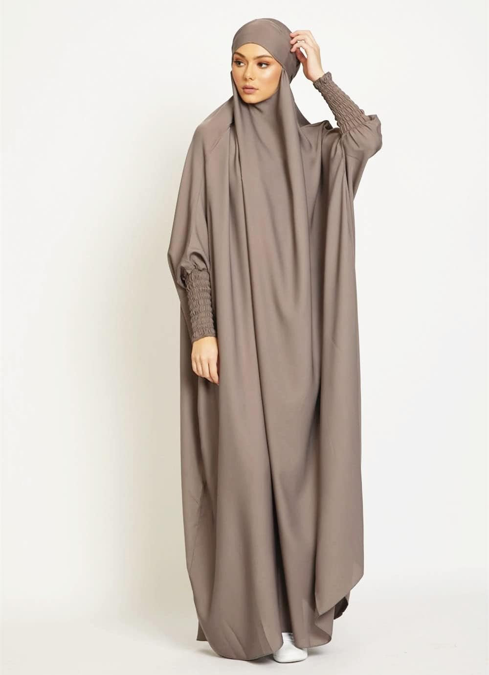 Women Muslim Dress Ramadan One Piece Prayer Garment Hijab Abaya Dubai Islam Robe African Turkey Caftan