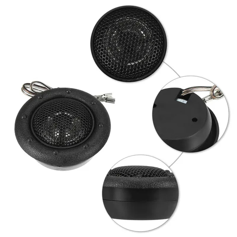 Car Tweeter Speaker Mini Car Audio Tweeters Replacement of Old Part for Car Audio Systems Black