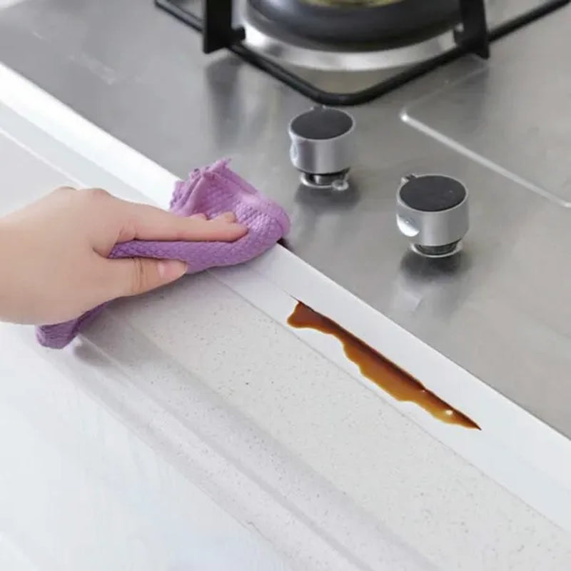 Waterproof Self-Adhesive PVC Sealing Strip Tape - Perfect for Bathroom Shower Sink & Toilet!