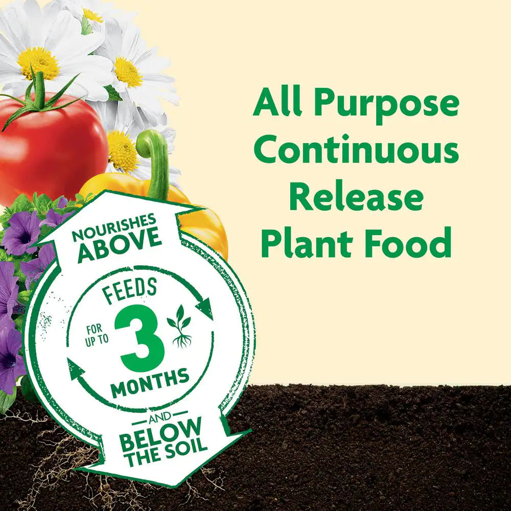Shake N Feed All Purpose Plant Food 4.5 Lbs. for In-Ground and Container Plants, Feeds up to 3-Months, Dry Fertilizer