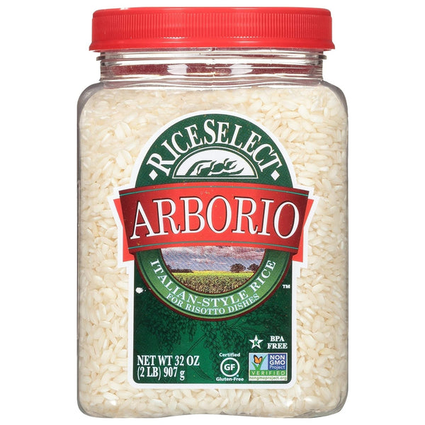 Arborio Rice for Italian Risotto, Premium Gluten-Free Rice, Non-Gmo, 32-Ounce Jar, (Pack of 1)