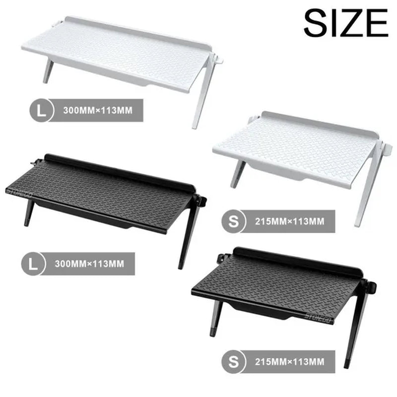 TV Monitor Rack Screen Top Storage Shelf Holder Home Storage Computer Multi-functional Organizer Bracket (Only Shelf) S/L 1PC