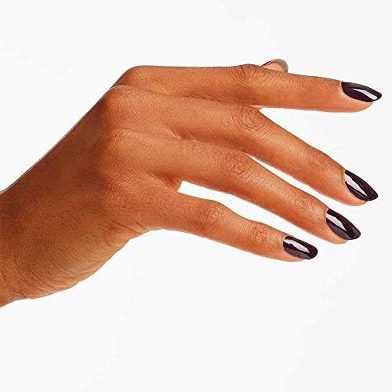 OPI Nail Lacquer, Black Cherry Chutney, Red Nail Polish, 0.5 fl oz