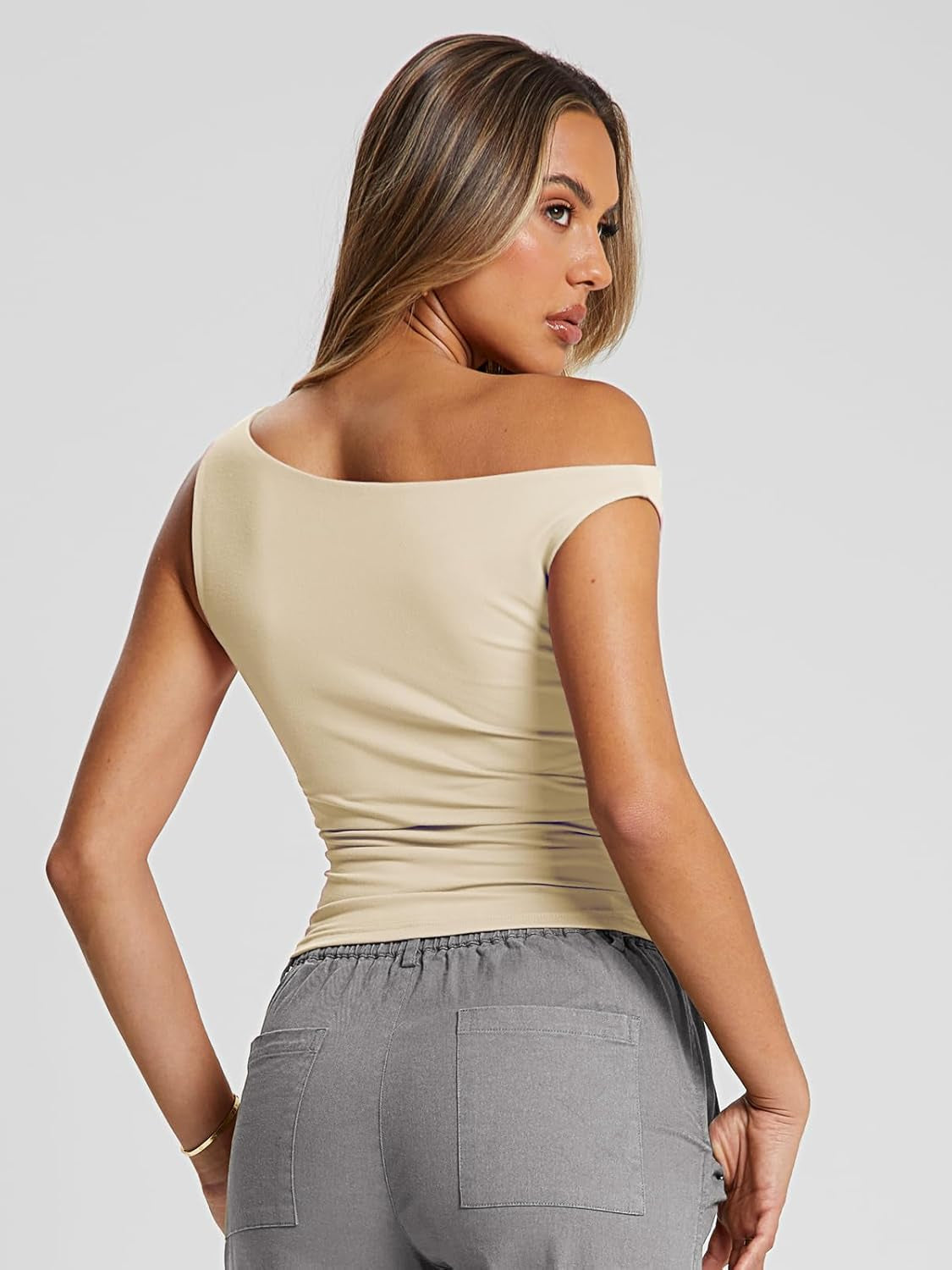 Womens Summer Tops Spring T Shirts Crop Tank Top Fashion Clothes Workout Gym Beach Vacation Outfits 2025