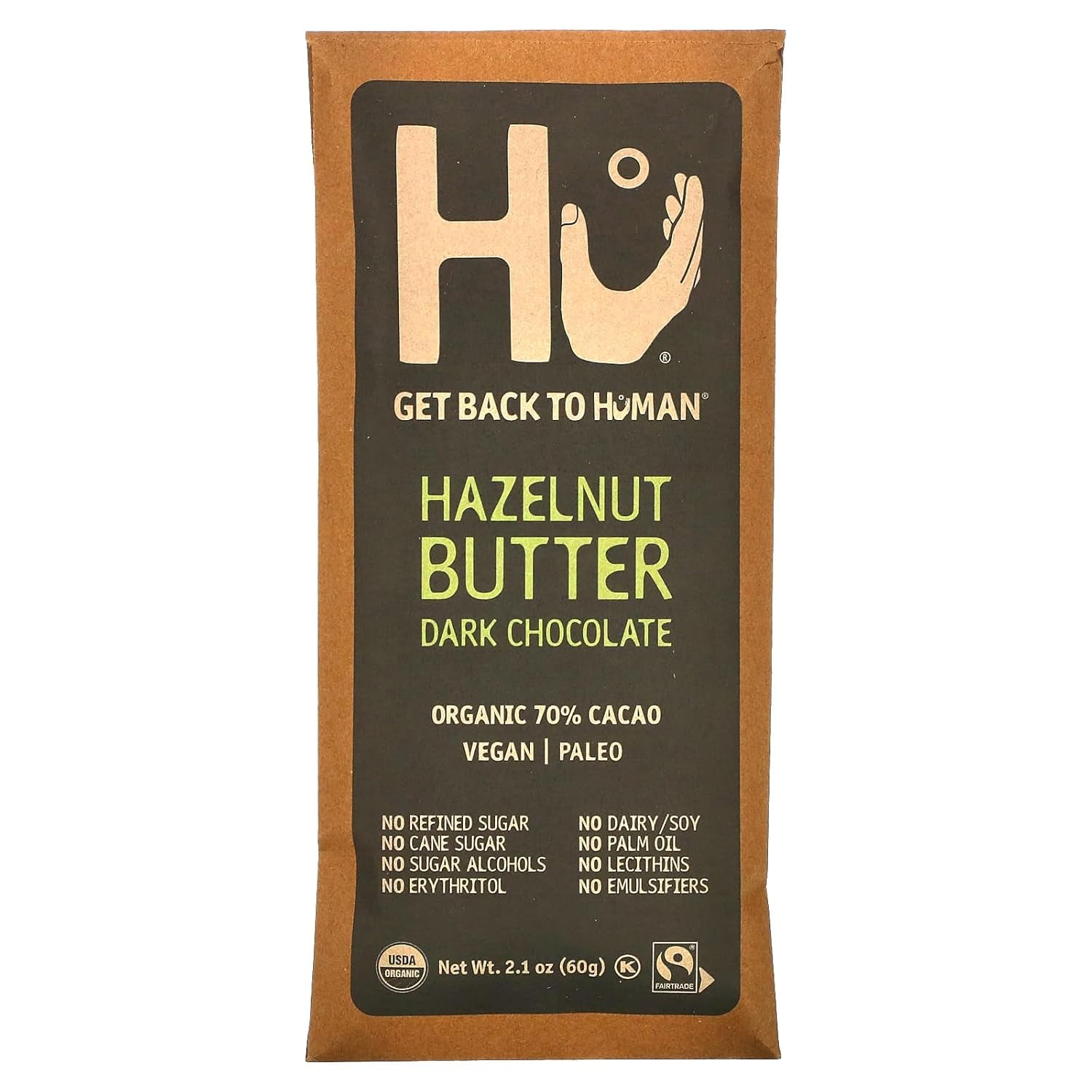Kitchen, Bar Chocolate Hazelnut Praline, 2.1 Ounce