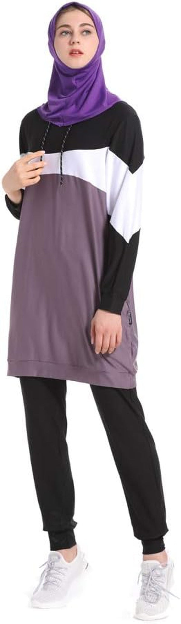 Muslim Tracksuits Set Muslim Jumper Hoodie Muslim Women Sportswear Islamic Tracksuit Muslimah Sweatshirt Sets
