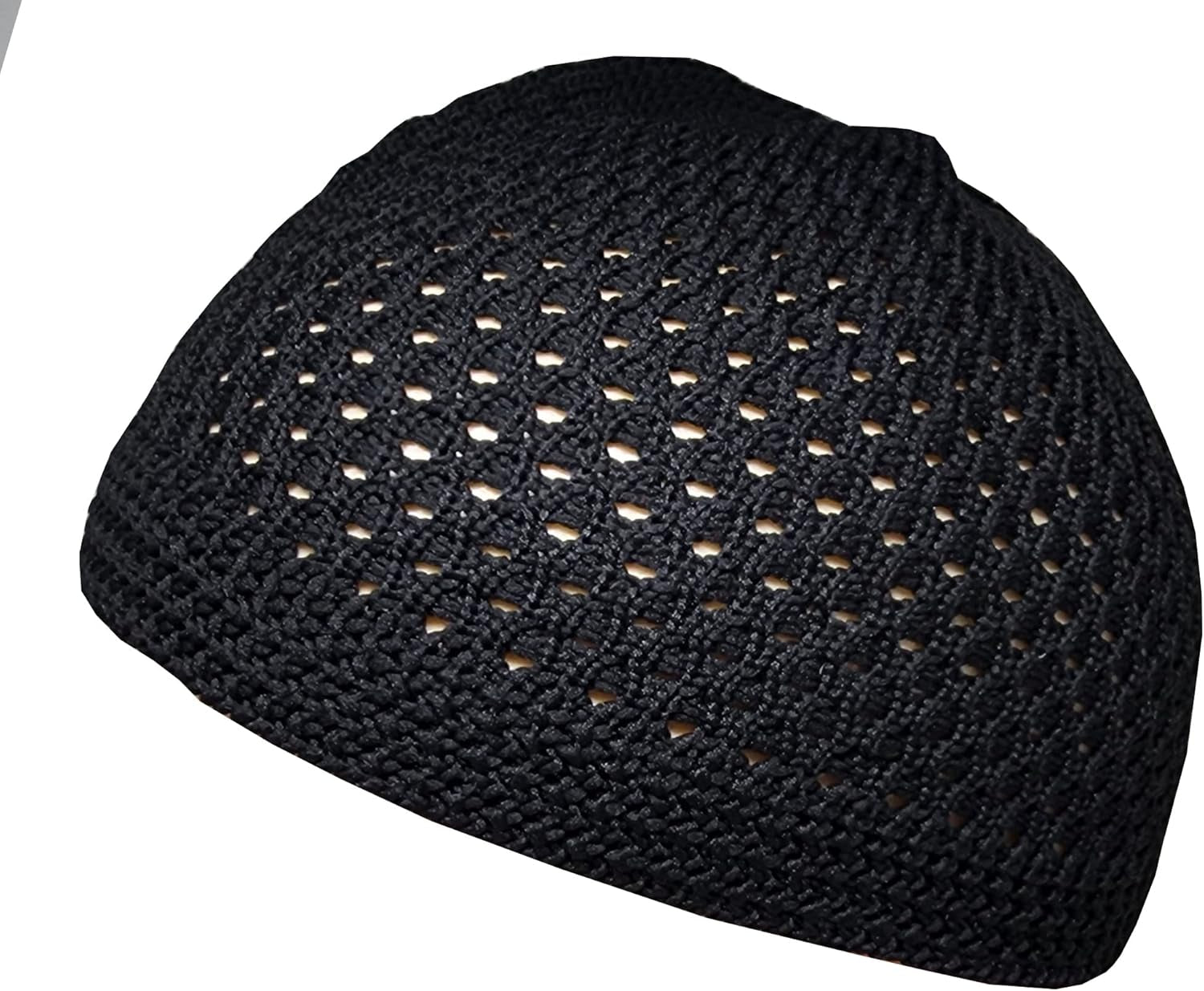 Set 2 Pieces Muslim Skull Cap Beanie AMN-341 Islam Prayer Crochet Takke Kufi Hat Eid Ramadan Gift