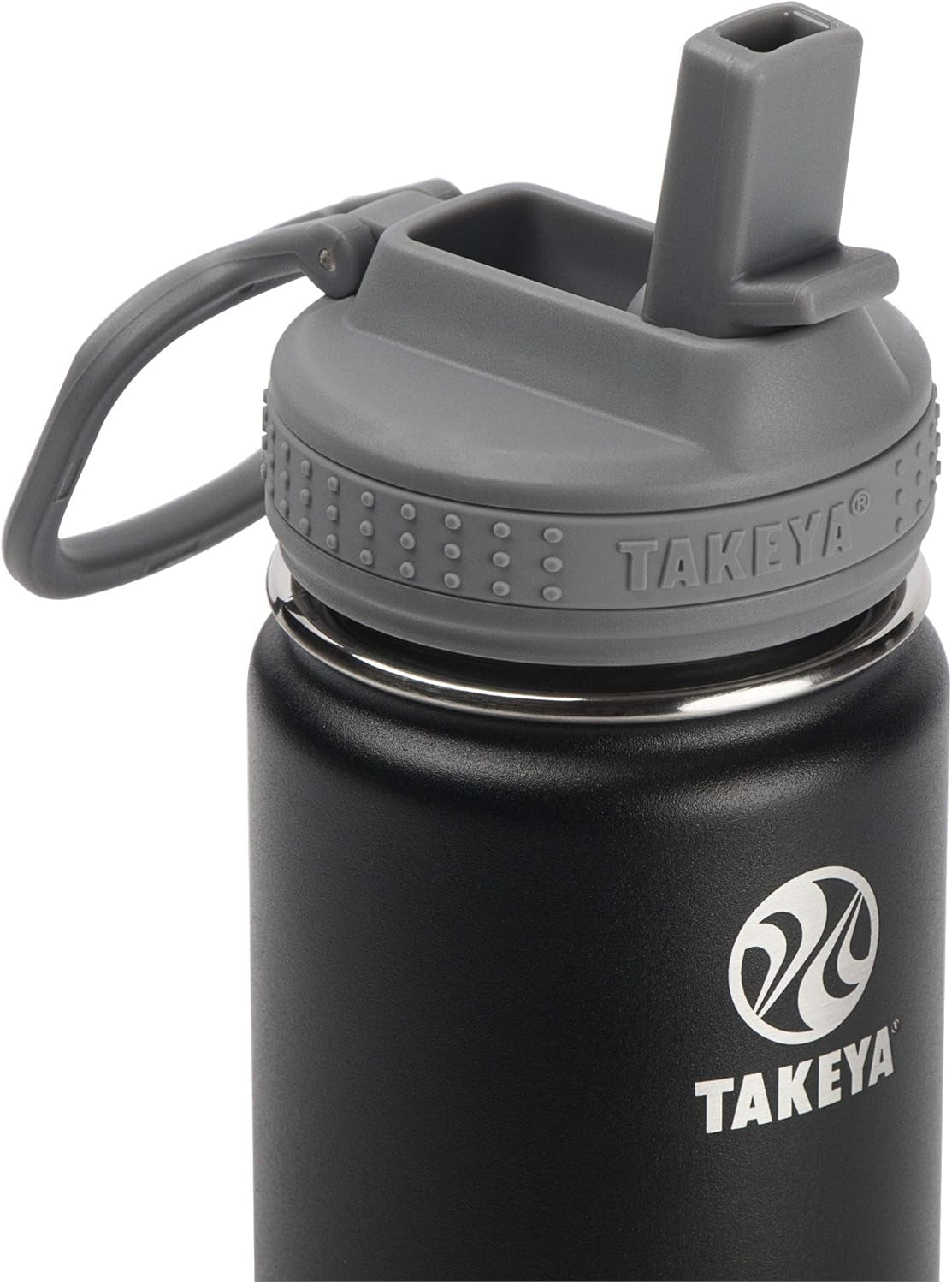 Actives Kids 14 Oz Vacuum Insulated Stainless Steel Water Bottle with Straw Lid, Blackberry