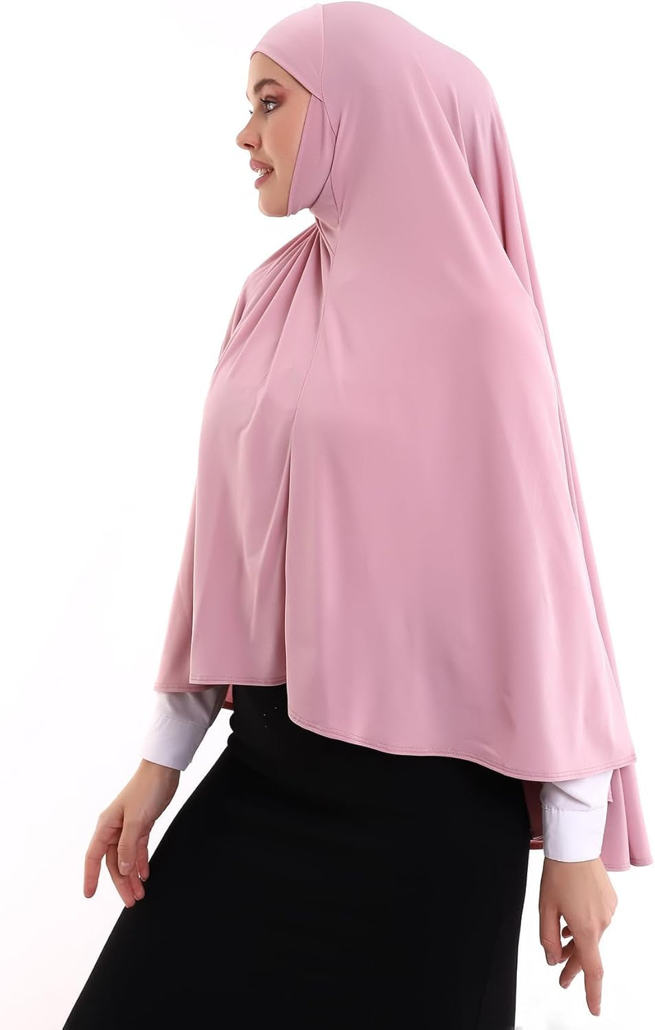 , Women Muslim Hijab Cover, Islamic Khimar, Long Salah Clothes. Prayer Hijab for Women