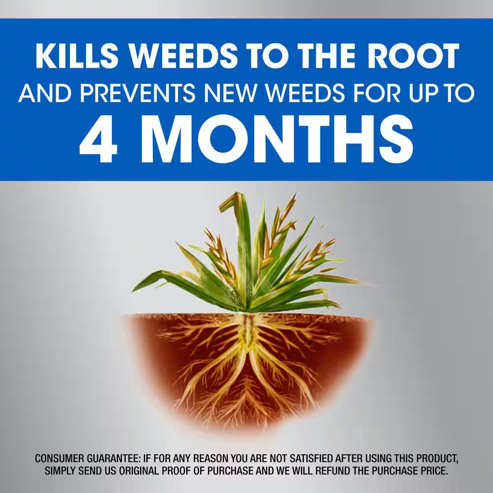 1 Gal. Dual Action Weed and Grass Killer plus 4-Month Preventer with Sure Shot Wand