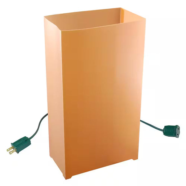 Tan/Kraft Electric Luminaria Kit (Set of 10)