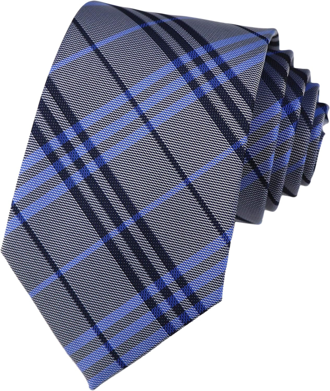Men'S Plaid Check Stripe Ties Pattern Business Formal Designer Neckties