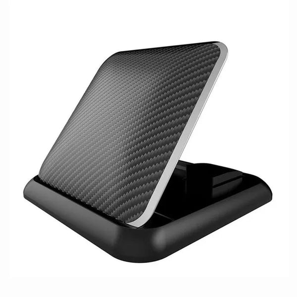 Carbon Fiber Car Phone Holder Dashboard Cell Phone Holder Desktop Mount Support Bracket Universal 3 to 7 Inch Mobile Phone Stand For IPhone XR XS MAX GPS