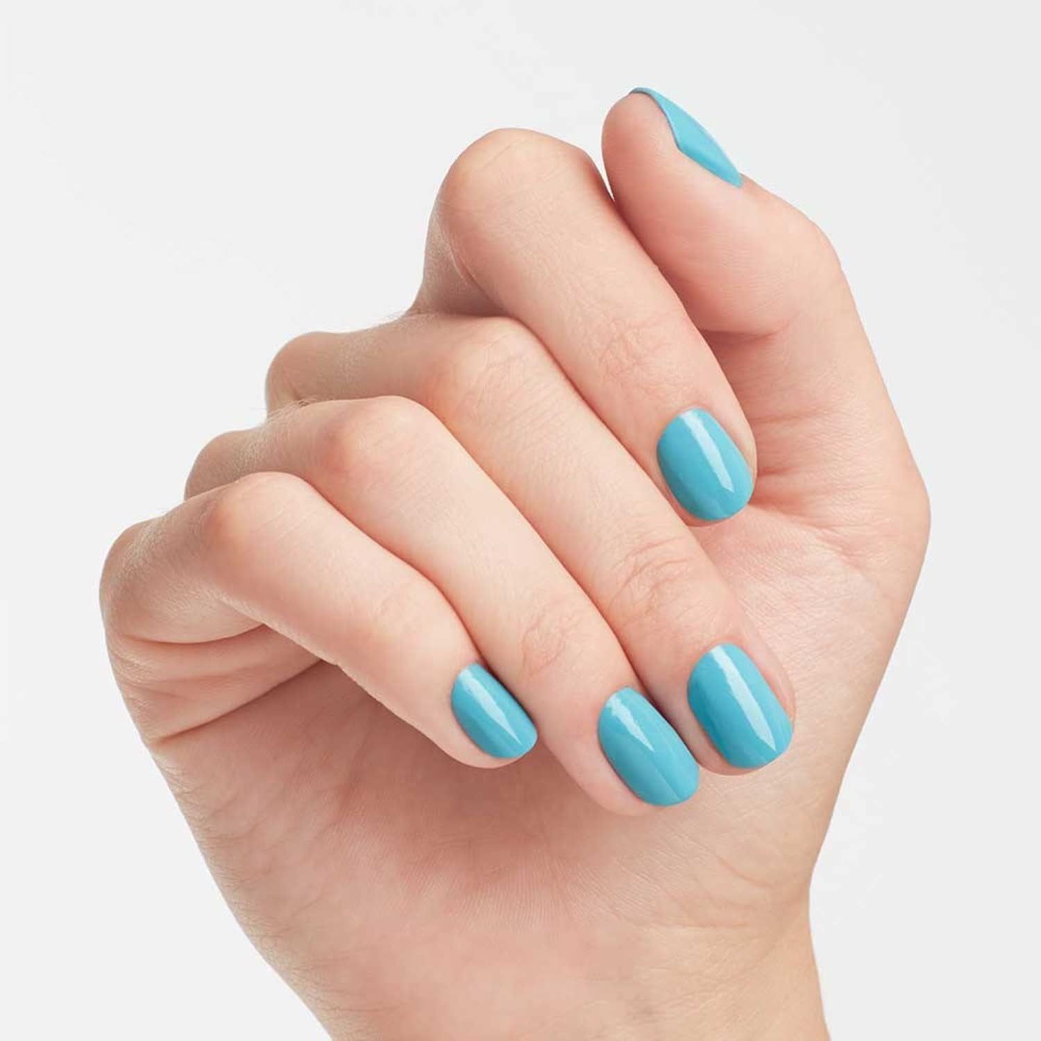OPI Nail Lacquer, Can’t Find My Czechbook, Blue Nail Polish, 0.5 fl oz