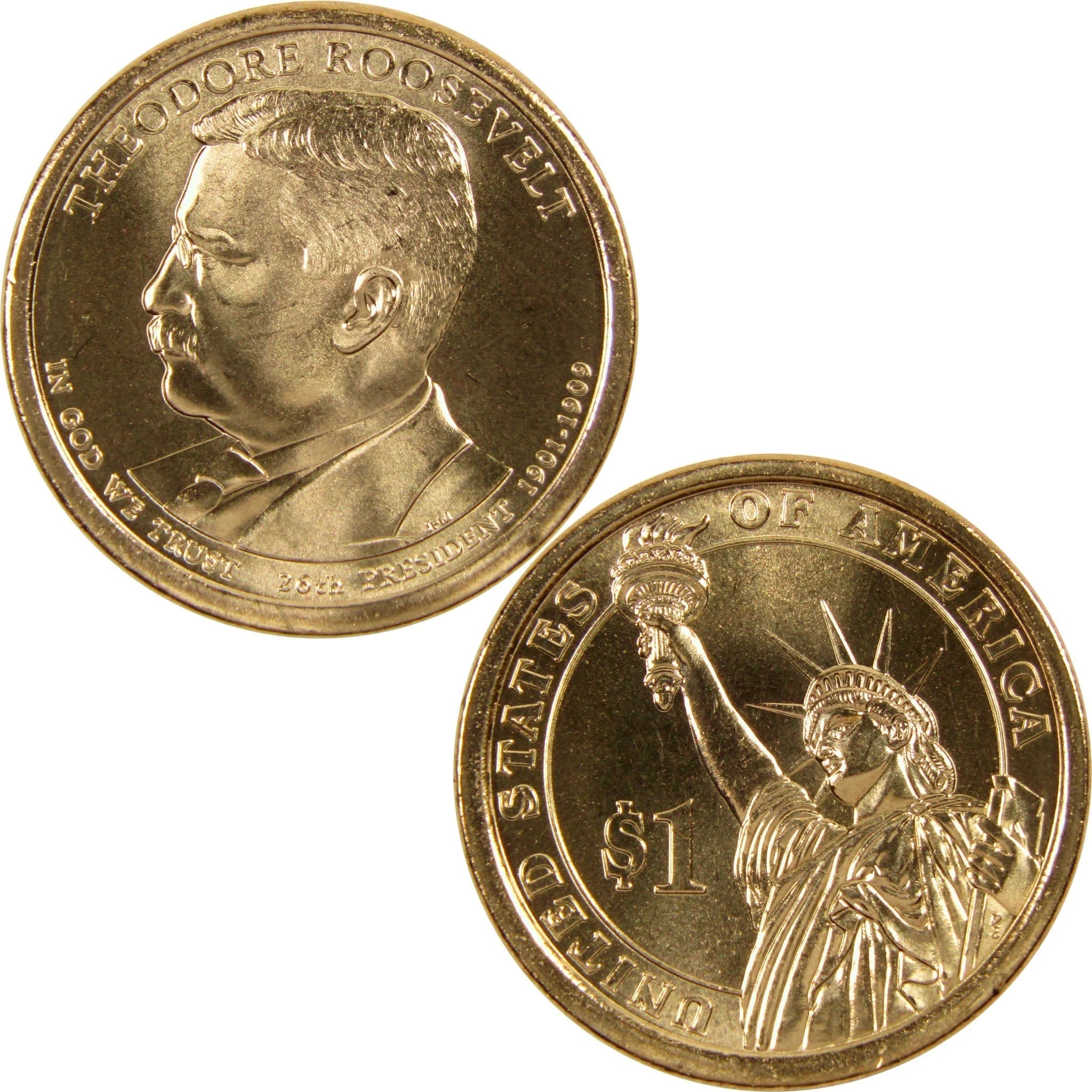 2013 P Theodore Roosevelt Presidential Dollar BU Uncirculated $1 Coin Master Coins