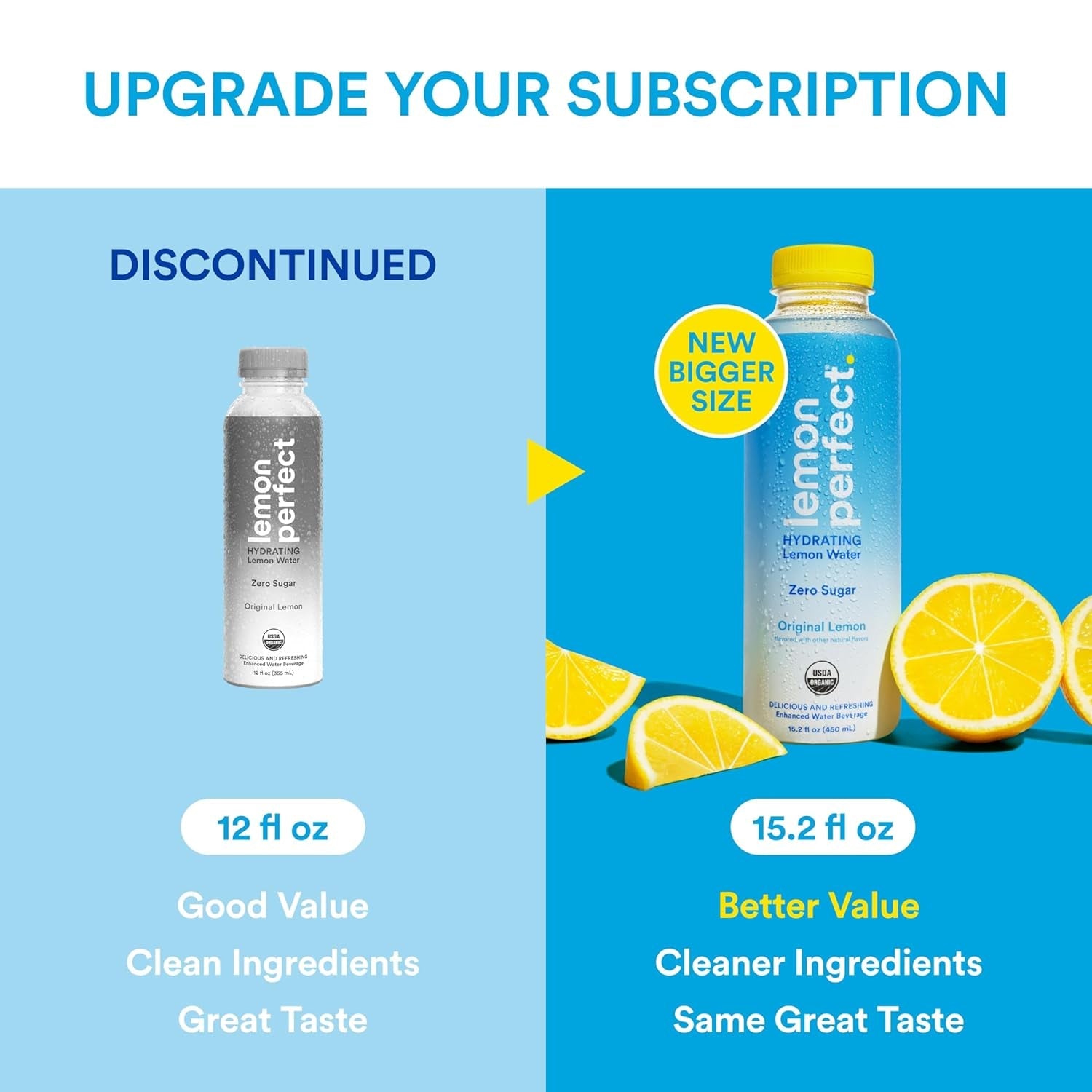 , Hydrating Organic Lemon Water, Zero Sugar, Flavored Water, Squeezed from Real Fruit, Plastic Neutral, No Artificial Ingredients, 6-Flavor Variety Pack (12Oz Bottles) 12Pk