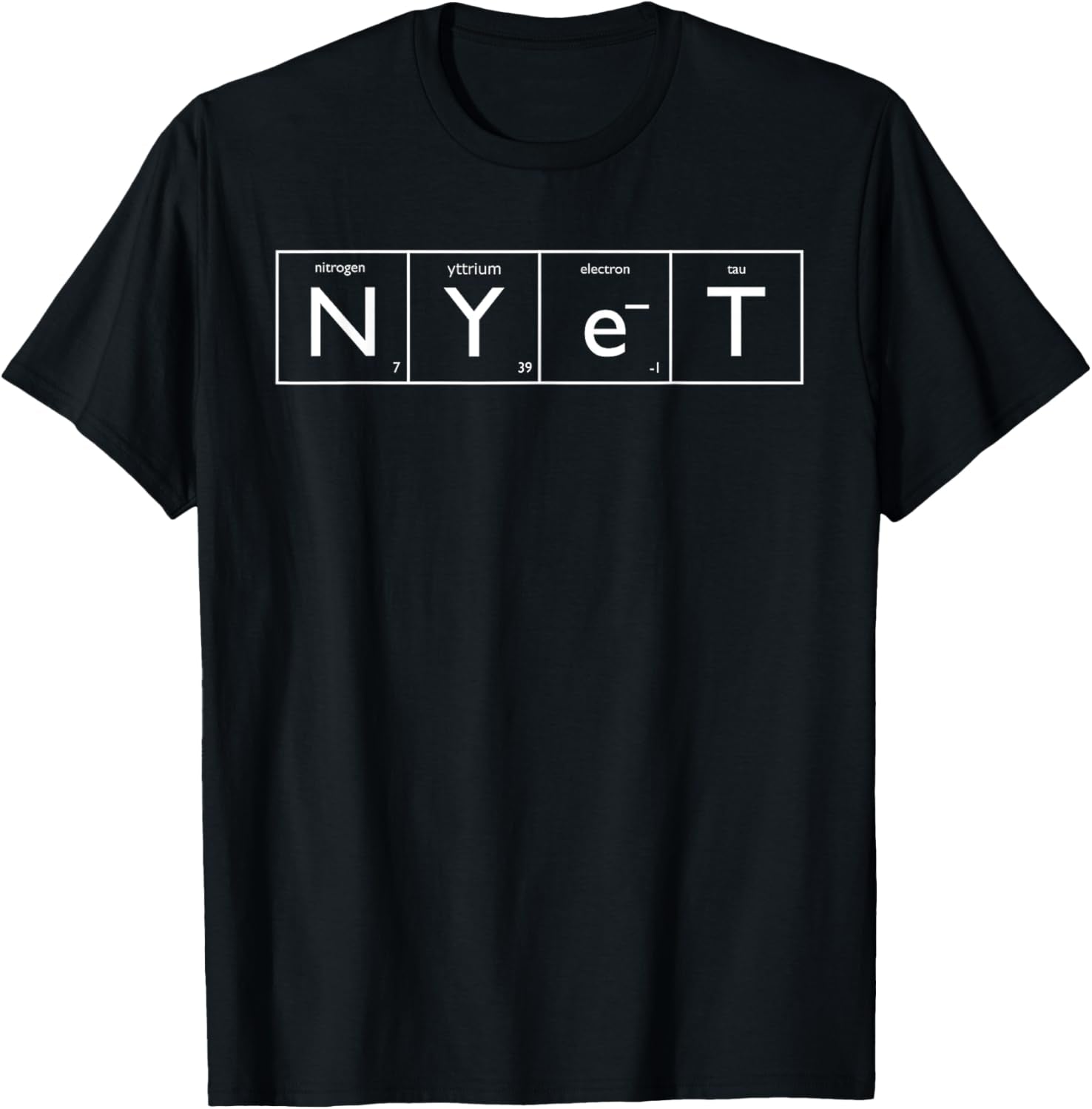 Nyet Funny Russian Word No T-Shirt