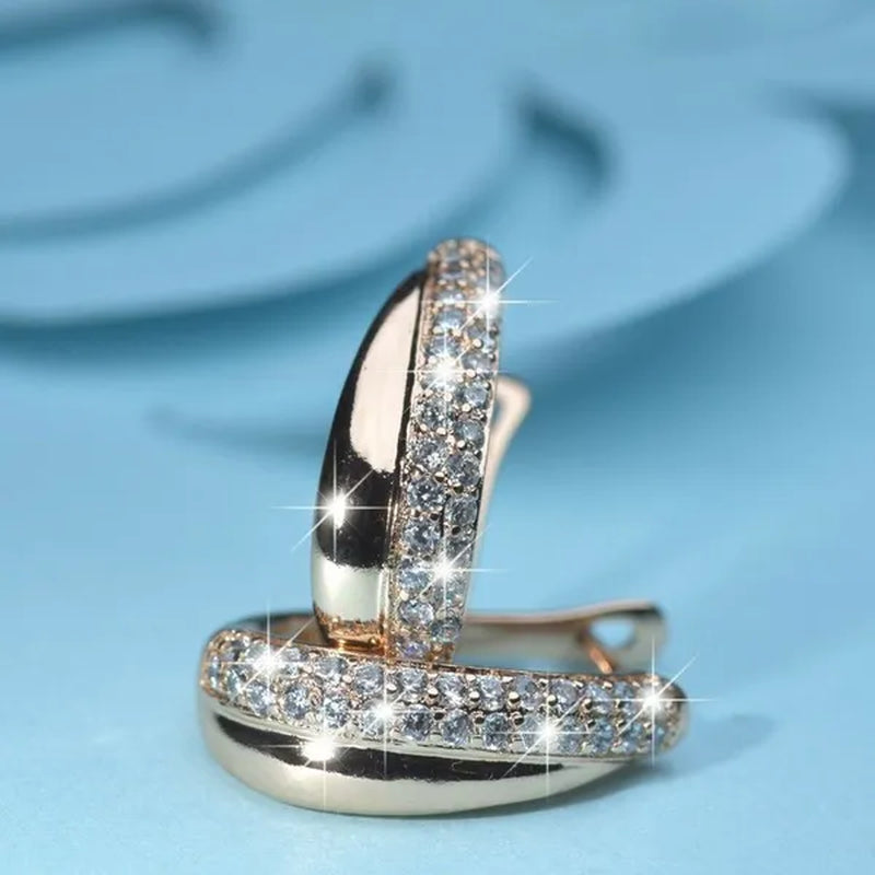 Exquisite Fashion   Diamond Stainless Steel Earrings European and American Women Earrings Health Care Weight Loss Earrings 100% Surprise  Chakra Burning Fat Yoga Energy Slimming Diamond Earrings Jewelry