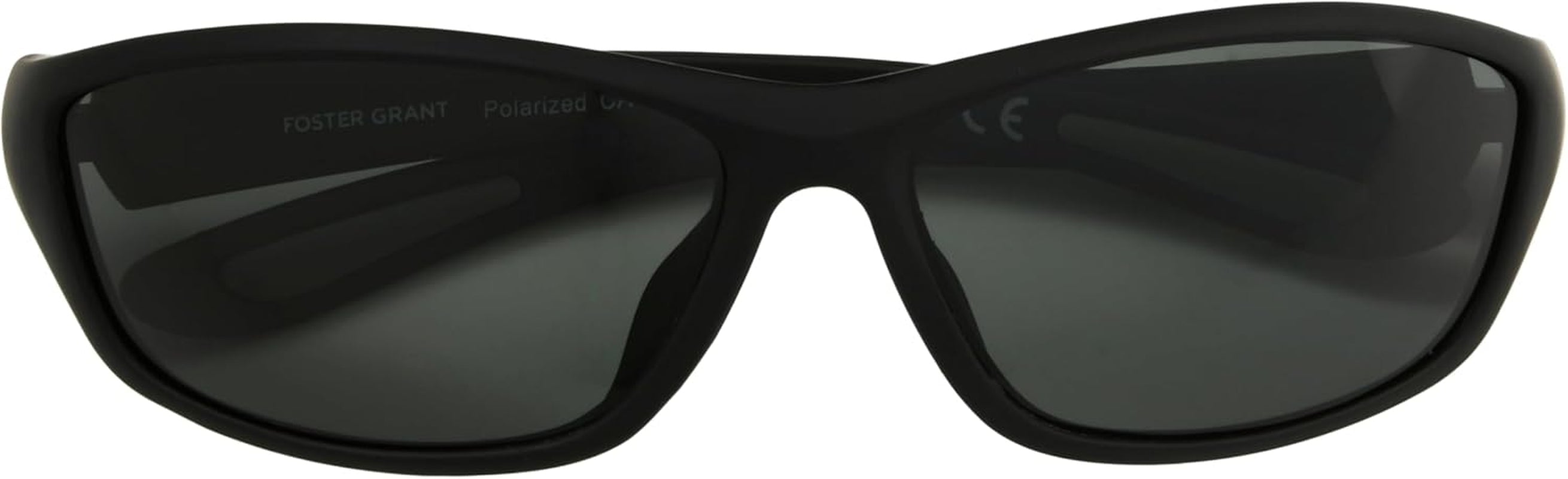 , Mens, Backstop Wrap Polarized Sunglasses, Black/Black, 150 Mm