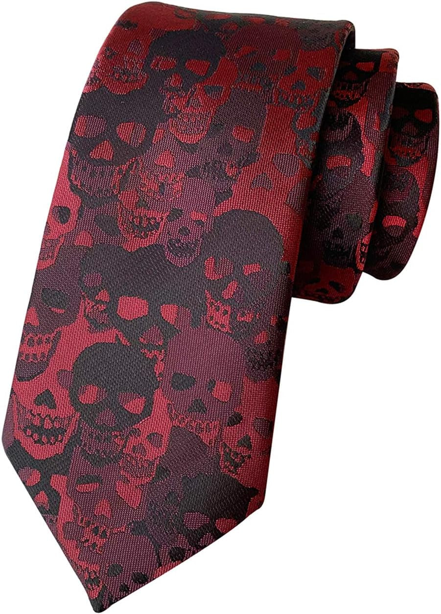 Men'S Classic Necktie Jacquard Woven Ties for Men Formal Business Ties Wedding Party Groomsmen Black Tie