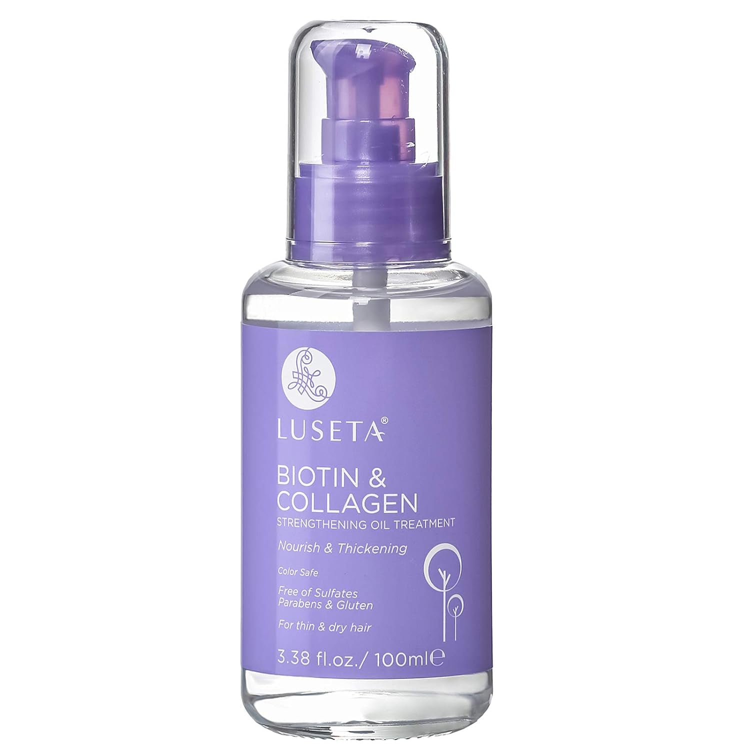 Biotin Hair Growth Serum with Collagen, Hair Oil for Thin and Damage Hair Growth Oil, Biotin Growth Serum for Frizzy & Damaged Hair, Thickening and Healthier Scalp for Men & Women 3.38 Fl Oz