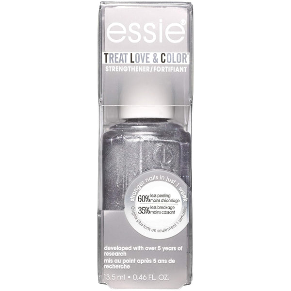 Treat Love & Color Nail Polish for Normal to Dry/Brittle Nails, Steel the Lead, 0.46 Fl. Oz.