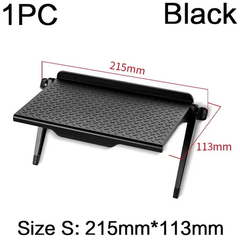 TV Monitor Rack Screen Top Storage Shelf Holder Home Storage Computer Multi-functional Organizer Bracket (Only Shelf) S/L 1PC
