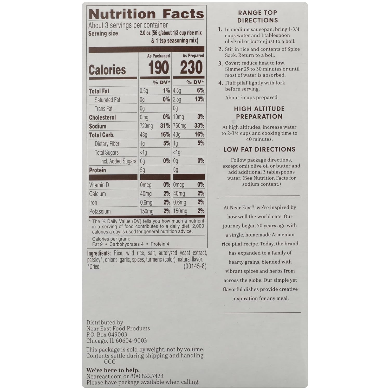 Long Grain and Wild Rice, 6 Oz