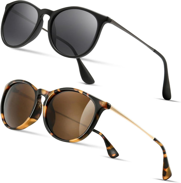 Vintage round Sunglasses for Women Men Classic Retro Designer Style
