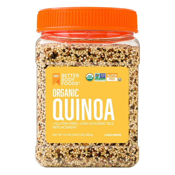 Organic Quinoa, Vegan, Gluten Free, Low Glycemic Rice Replacement, 24 Ounce
