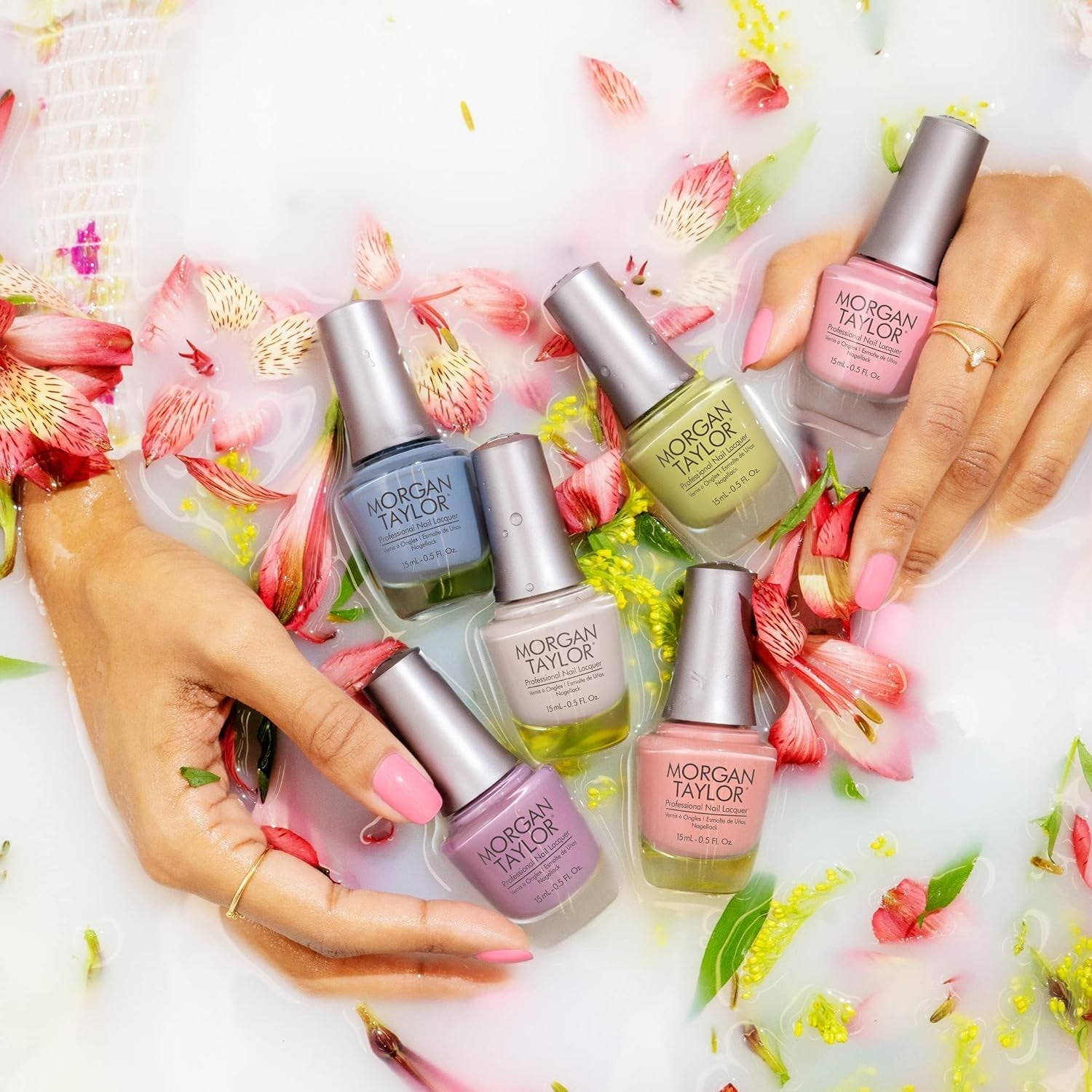 Morgan Taylor Pure Beauty Collection Nail Lacquer, Nail Polish, Pastel Nail Polish, Spring Nail Lacquer