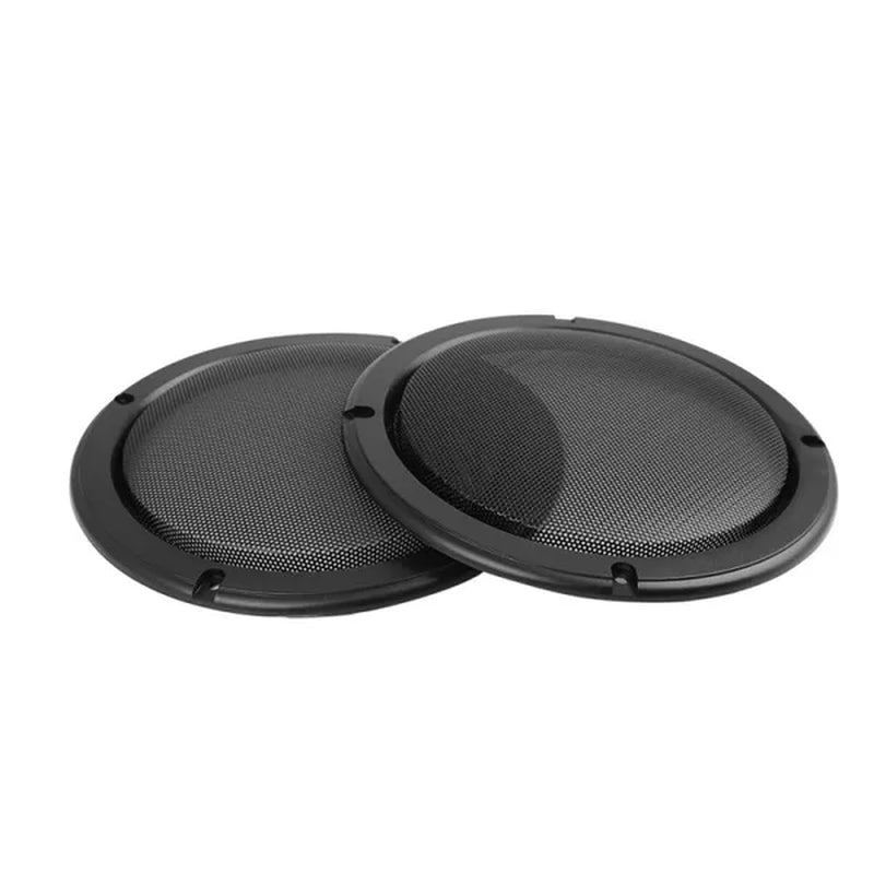 2Pcs 6.5" Black Metal Mesh Car Speaker Cover round Subwoofer Grill Protector Cover Universal Car Refitting Parts