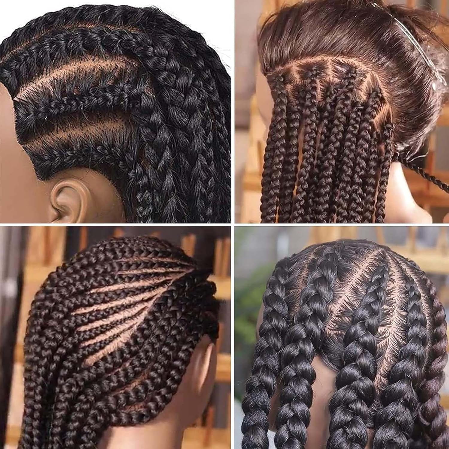16" Mannequin Head Human Hair with 100% Real Hair Cosmetology Mannequin Doll Head for Hairdresser Practice Braiding Hairstyling with Free Table Clamp Stand (16 Inch)