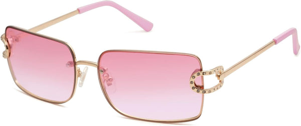 Vintage Rectangle Sunglasses for Women,Trendy Rimless 90S UV400 Womens Y2K Shades SJ1178