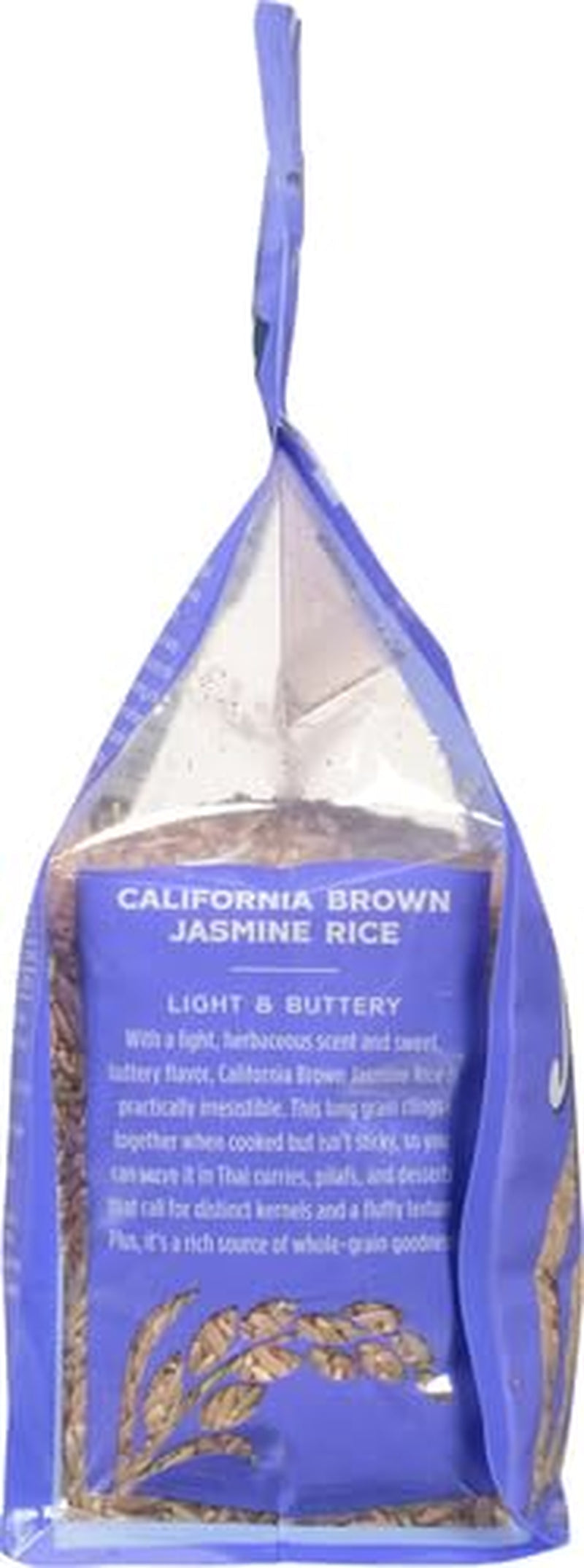 Organic Jasmine Brown Rice – Long-Grain, Fluffy & Aromatic, Responsibly Grown in California, 32 Oz