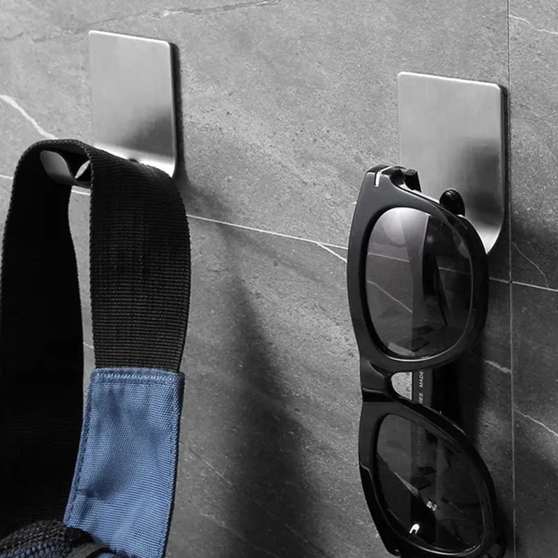 304 Stainless Steel Razor Holder Men Shaving Shaver Razor Stand Shelf Shaving Razor Storage Rack Bathroom Hook Organizer